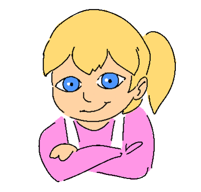 Drummer girl from Rhythm Heaven Groove. She's got her arms crossed, and is staring straight down the barrel of the camera with piercingly-blue eyes. (Like that one meme.)